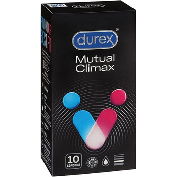 Латексні презервативи Durex Transparent Love Sex Mutual Climax 10 шт.