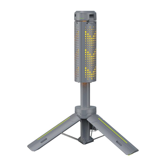 Висувний кемпінговий ліхтар, регульований по висоті, портативний вуличний ліхтар з великим акумулятором ємністю 8000 мАг для походів, пікніків, надзвичайних ситуацій, портативні світлодіодні лампи з ефектом полум&39я