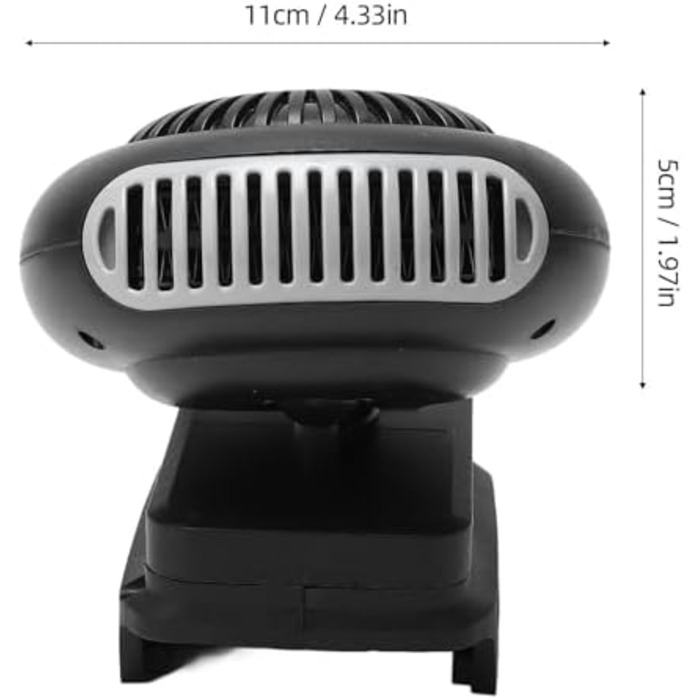 Обігрівач на батарейках, 170 Вт для приміщень з 2 температурними режимами, міні-персональний обігрівач, сумісний з літій-іонними акумуляторами 18 В BL1815 BL1820 BL1530