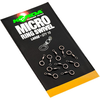 Кільцевий вертлюг Korda для коропового оснащення Micro Rig Ring Swivel Medium