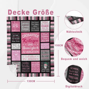 Прощальний подарунок для колег, прощальний подарунок для колегинь, прощальний подарунок для колег-чоловіків, які змінюють роботу, прощальний подарунок для колегинь, які змінюють роботу, невеликі подарунки для колег, ковдра для колег 150x130 см, прощальний