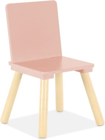 Квадратний дитячий стіл з 2 стільцями, соснові ніжки - Джудіт Роза