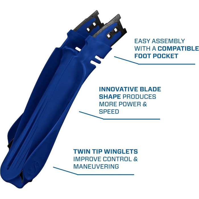 Підводне плавання SCUBAPRO Seawing Supernova Klinge Seawing Supernova Klinge Blue XS-M