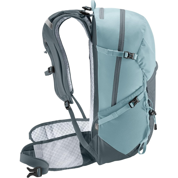 Жіночий туристичний рюкзак deuter Futura 21 SL, Dusk-slateblue та легкий жіночий туристичний рюкзак Speed Lite 23 SL, Shale-graphite