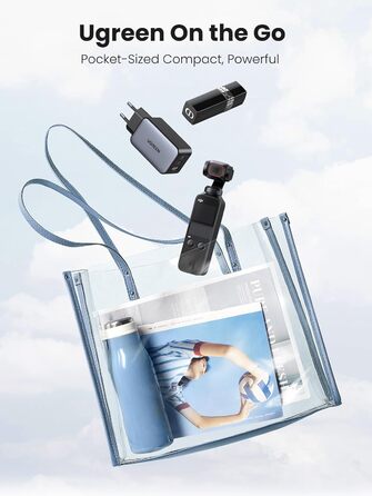 Зарядний пристрій 65 Вт GaN Зарядний пристрій 3-Port PD Блок живлення 60 Вт PPS сумісний з MacBook Pro/Air, iPhone 16 Pro Max/16/1