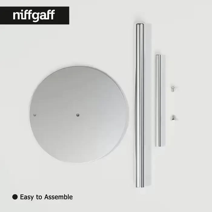 Тримач для кухонного рулону Vialex B09KNDHMC1, сріблястий