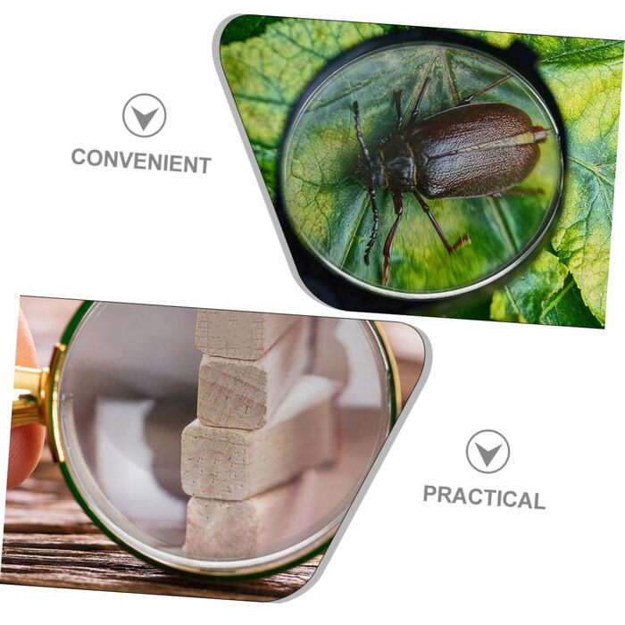 Комплекти Збільшувальне скло Оптометрія Опукла лінза Призми Конденсатори Прозорі оптичні лінзи Прозорі оптичні лінзи Компаратор Фізика лінз для лабораторії Подвійний акрил 8 шт. * 4, 4