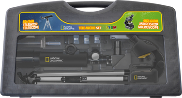 Мікроскоп National Geographic Junior 40x-640x + Телескоп 50/360 з кейсом (9118200)