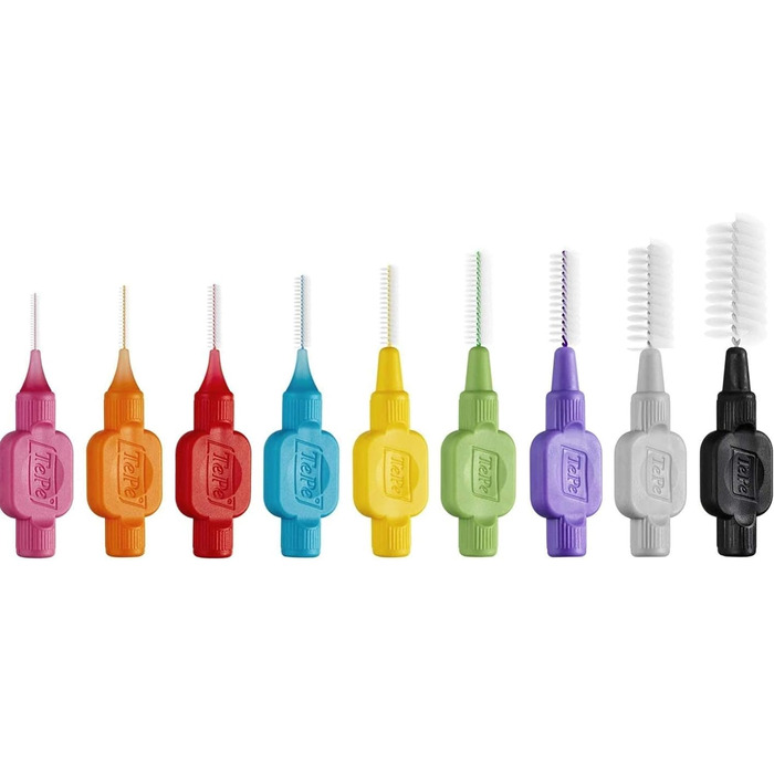 Щітки TePe InterDental, зелені, 10 упаковок (80 щіток)