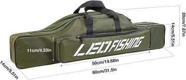 Портативна сумка для риболовлі, сумка для вудки, складна сумка для вудки 80 см, водонепроникна сумка для вудки, сумка для риболовлі на відкритому повітрі, сумка для котушок, сумка для зберігання рибальських снастей, дорожня сумка для риболовлі, органайзер