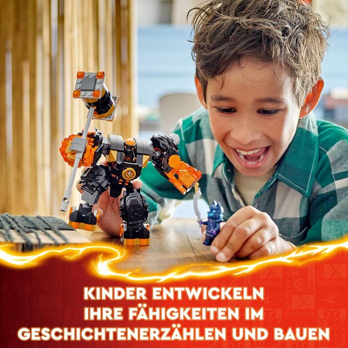 Конструктор LEGO Ninjago 71806, Земляний Мех Коула, 235 деталей