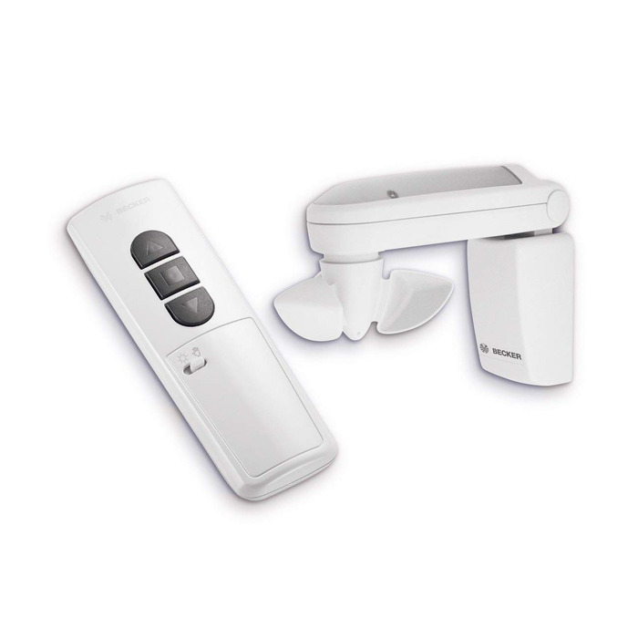 Комплект Advantage радіокерування сонцем та вітром Becker з ручним передавачем SunWindSet SWS241-II для тентів