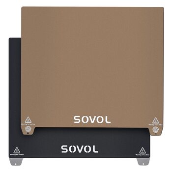 Для 3D-принтера SV01/SV01 Pro/SV02, 01 Pro Upgrade PEI Print Bed Double-Sided PEIPC Print Plate Magnetic Platform 300 x 255