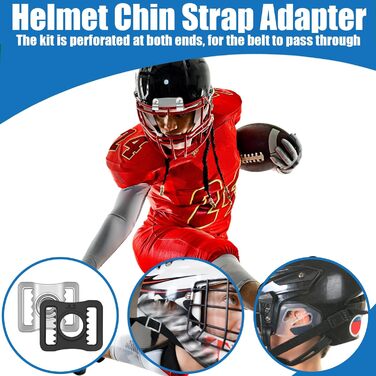 Комплект для ремонту футбольного шолома Windspeed 31P, комплект для ремонту хокейного шолома в коробці, запасні частини з 16 гайками, 4 R-подібними затискачами, 4 ущільнювачами, 4 адаптерами для ремінця на підборідді, 2 J-подібними затискачами, викруткою