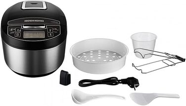 Мультиварка REDMOND RMC-RMC-M4512 (російська), 40 програм (хліб, приготування на пару тощо), сенсорний РК-дисплей, 5 літрів, Мульт