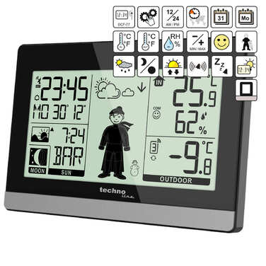 Метеостанція Technoline WS9612 Black (WS9612)