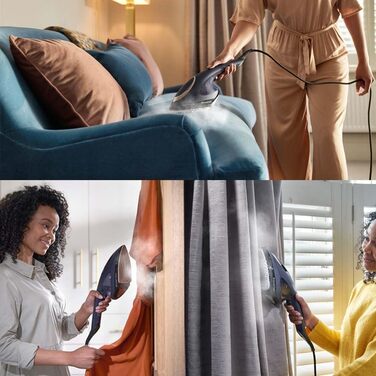 Парова праска Russell Hobbs Steam Iron Multi Паровий випрямляч та парова праска Steam Genie 2-в-1 (1700 Вт, пара 20 г/хв, термості