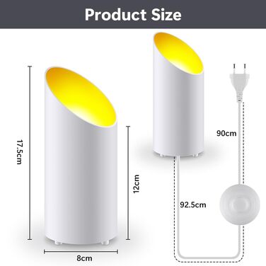 2 Pack LED Floor Light for Atmospheric Accent Lighting, Tandleuchten Ceiling Floodlight, Floor Lamp Dimmable Warm Yellow Natural Cool White Light, 2 Pack LED Floor Light for Atmospheric Accent Lighting, Tandleuchten Ceiling Floodlight, Floor Lamp Dimmable