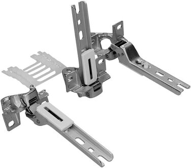 Петлі для дверей, сумісні з Bosch Siemens 00268699 / 268699 для холодильника та морозильника - LUTH Premium Profi Parts, 3