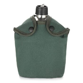 Набір з 2 пляшок для води з нержавіючої сталі об&39ємом 1000 мл та 600 мл з кришкою для активного відпочинку, кемпінгу, походів та подорожей