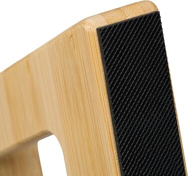 Ручки для віджимань Relaxdays, набір з 4 шт., бамбукові паралелети, 2 різних розміри, калістеніка, стійка на руках, натуральний колір