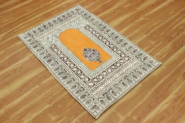 Бежевий, коричневий бавовняний з квітковим принтом Dhurrie Boho Kilim плоского плетіння Критий килим для передпокою Кімнатний деко