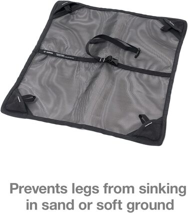 Підкладка Helinox Цей легко зберігається, цей незамінний аксесуар допомагає запобігти провалюванню крісла в пісок або м&39який ґрунт. 22 дюйми (Д) x 10 дюймів (Ш) x 2 дюйми (В)