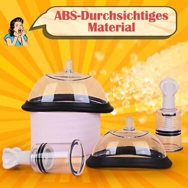 Комплект вагінального насоса з 2 присосками для сосків для жінок, вагінальний насос, секс-іграшка для самостійного використання, секс-іграшка з кліторальною присоскою для жінок та пар, набір секс-іграшок БДСМ з присосками для сосків та 3 сильними присоска