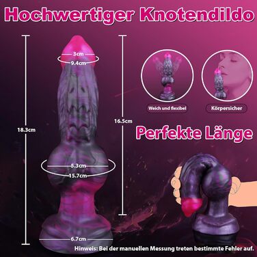 Монстр вузол фалоімітатор собака фентезі кінь фалоімітатор маленька тварина собака реалістичний анальний фалоімітатор, силіконовий анальний з присоском вовк кінь фалоімітатор секс-іграшка для початківців маленький фалоімітатор хвіст для жінок і чоловіків,