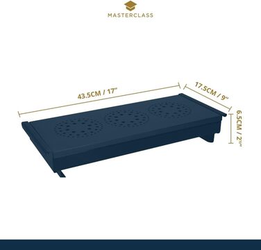 Три легкі підігрівачі їжі, підігрівач посуду, дисплейна коробка, 28 x 18 x 18 см, чорний / сірий тримісне ліжко