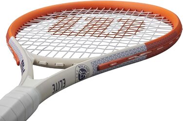 Тенісна ракетка Wilson Unisex Roland-Garros Elite для дорослих, 4-3/8&39 (3), темно-синя / біла