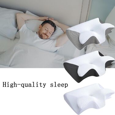 Подушка Seladi Airflow Pro - подушка для терапії шиї при апное сну (сіра)