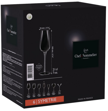Набір келихів C&S Symetrie 6х210 мл (6939889)