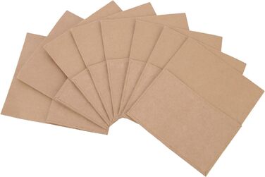 Паперових пакетів для сміття, 7 л, пакети для органічних відходів для контейнерів для органічних відходів, виготовлені з паперу, вологостійкі та стійкі до розриву, паперові пакети 7 л, 100 шт. (1 упаковка), 100