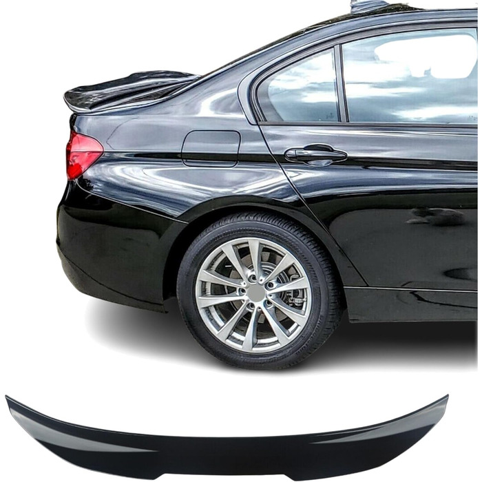 Задній спойлер Fly Design підходить для BMW F30 3 серії Limo PSM Style Gloss Black з ABS