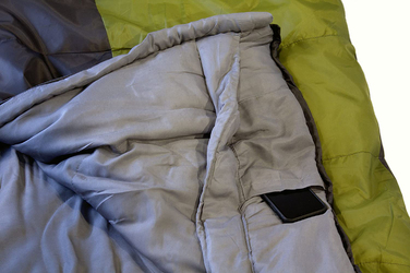 Спальний мішок High Peak TR 300/0°C Dark Grey/Green Left (23019)