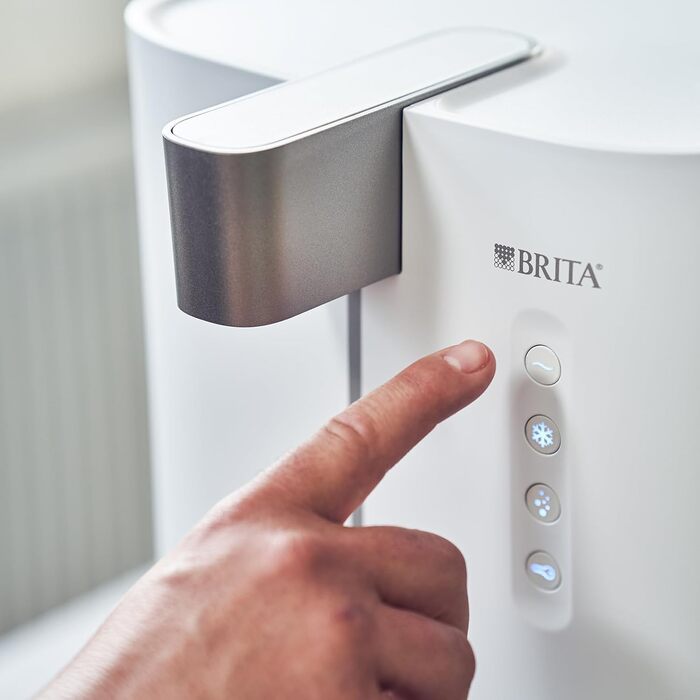 Диспенсер для води BRITA yource pro top з 1 циліндром CO2 та 1 картриджем фільтра P 3000-S диспенсер для води для дому з блоком охолодження та газування для індивідуального насолоди питною водою