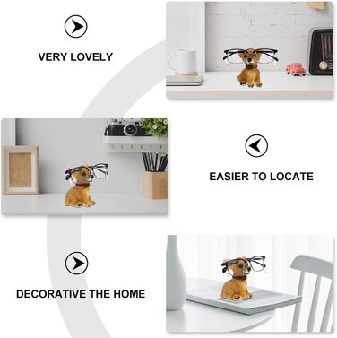 Підставка для склянок з полірезини з собачою тематикою, тримач для настільних склянок, настільна прикраса з мотивом собаки для склянок та дрібних аксесуарів, прикраса для столу в домашньому офісі