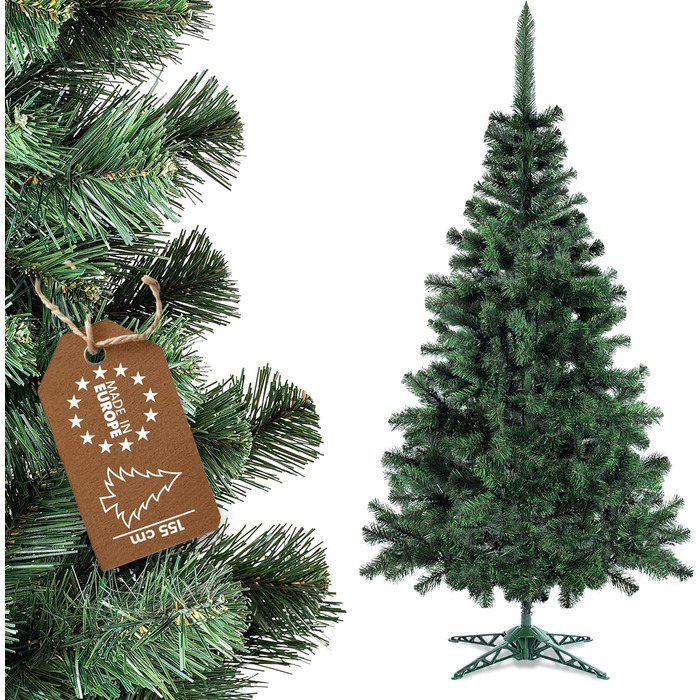 Штучна ялинка з підставкою 155 см KADAX