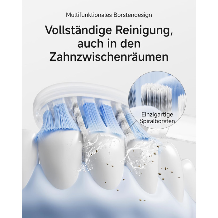 Звукова зубна щітка Laifen Wave Pro з 6 режимами чищення та акумулятором на 70 днів, 60 осциляції, контроль тиску, 2 інтелектуальні насадки (Алюмінієво-рожевий)