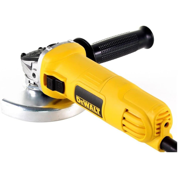 Кутова шліфувальна машина DEWALT 125 мм DWE4057 (800 Вт, 11 800 об/хв, обмотка двигуна захищена епоксидною смолою, захист від повт