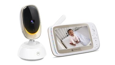 Дитячий телефон Motorola з камерою - Baby Monitor VM85 Connect - Внутрішня камера спостереження з кольоровим дисплеєм - Керування