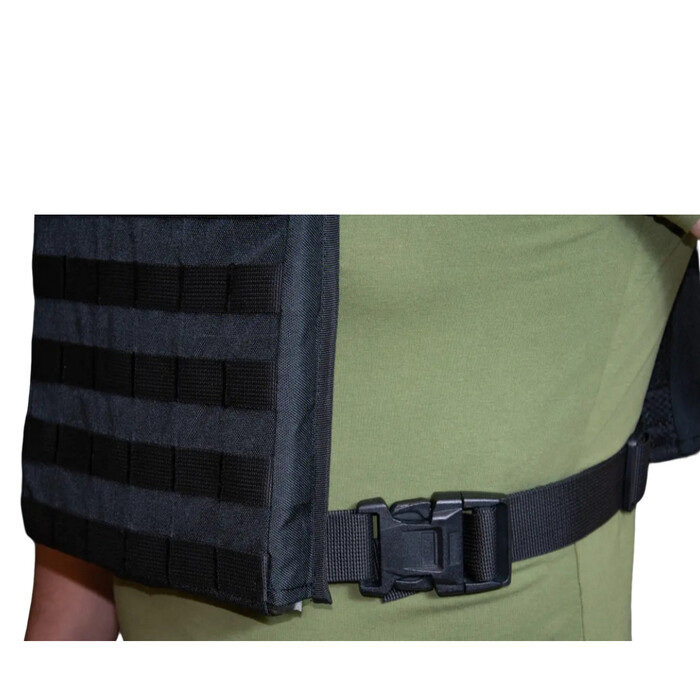 Плитоноска полегшена з кордури Kirasa мультикам (Арт.KI1012)