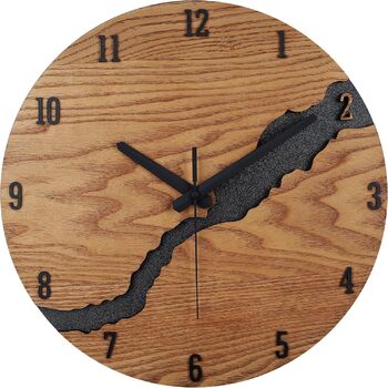 Настінний годинник Beflourish Сучасний настінний годинник без шуму дерева 30 см для офісу, вітальні, кухні, шкільної дитячої кімна