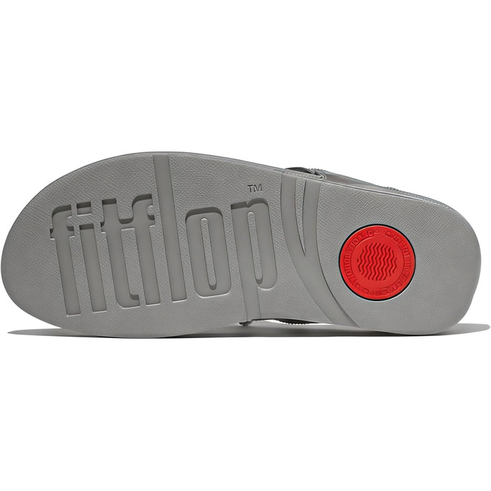 Жіночі шкіряні сандалі Fitflop Lulu Glitz-Bow з блискітками та бантом, розмір 42 EU, сріблясті