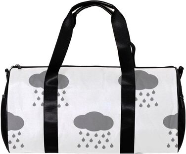 Спортивна сумка, маленька дорожня сумка, сумка для шопінгу та йоги, колір Сірий дощ, сумка для фітнесу на відкритому повітрі, ручна поклажа