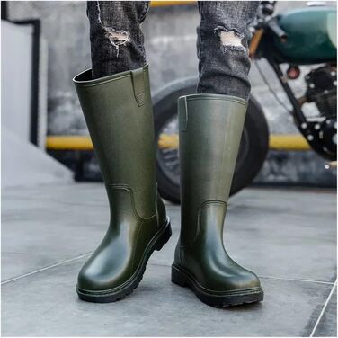 Чоловічі гумові чоботи, черевики для активного відпочинку, гумові чоботи для чоловіків, нековзні, зручні, водонепроникні, фіолетові, розмір 42 EU