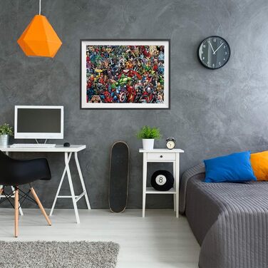 Елементів, Impossible Puzzle, гра на спритність для всієї родини, барвистий пазл, дорослий пазл від 14 років, 39411 Marvel Univers