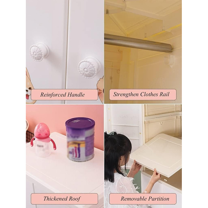 Кошики для зберігання, потовщені перегородки та знімна дитяча шафа, сучасні, мінімалістичні, спальня, шафа для зберігання, шафа дл