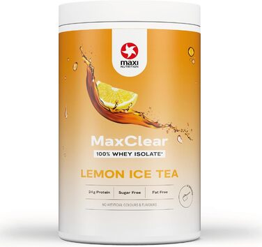Протеїн MaxClear 100% Whey Isolate, Лимонний холодний чай, 420 г